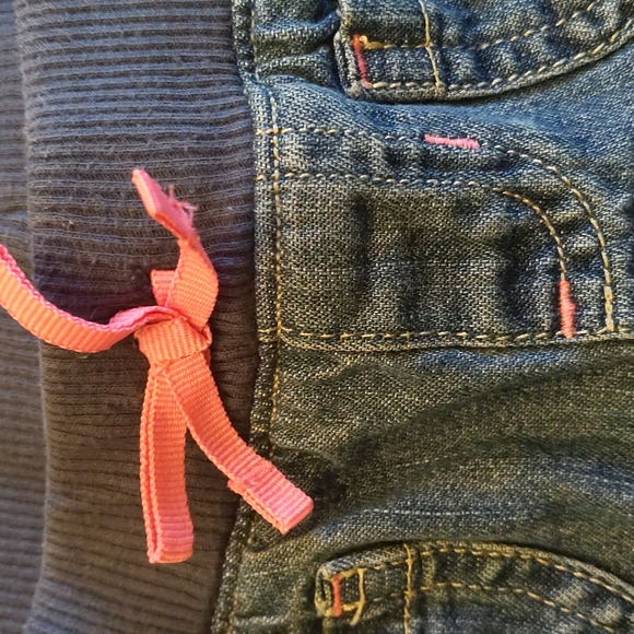 Jumping Beans crop jean pant with elastic waist size 4 - Picture 3 of 4